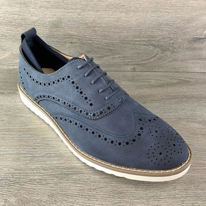 Steve Madden M-Carry Nav Nubuck Lace Up Oxfords